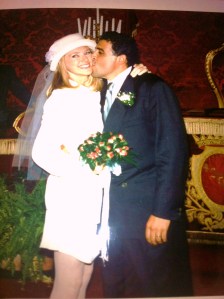 Just married in the red room Rome